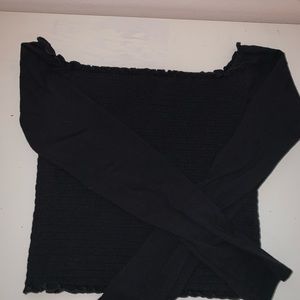 off shoulder long sleeve